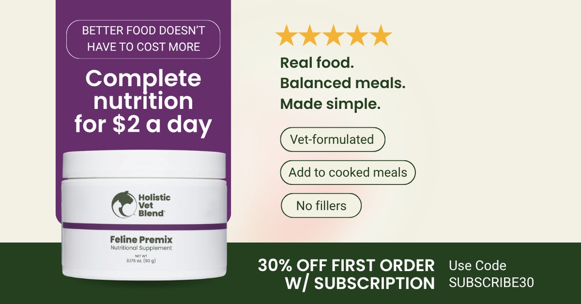This ad creative uses a high-value proposition focused on affordability and nutritional quality to convert pet owners.